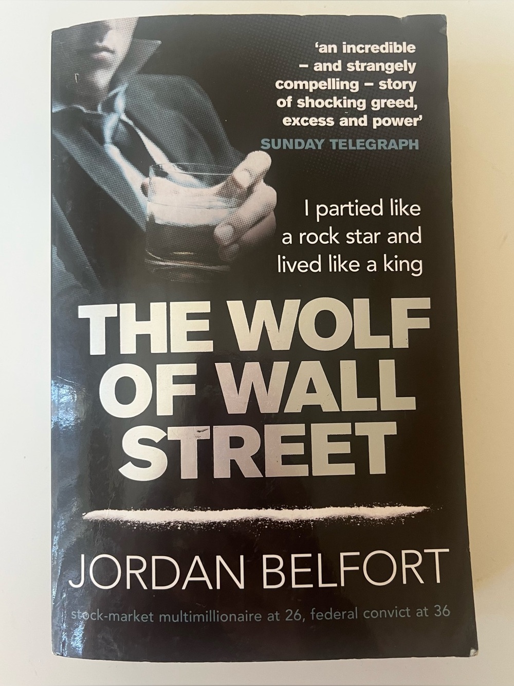The Wolf of Wall Street Paperback Book